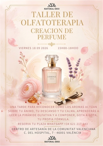 Taller de perfumes y olfatoterapia